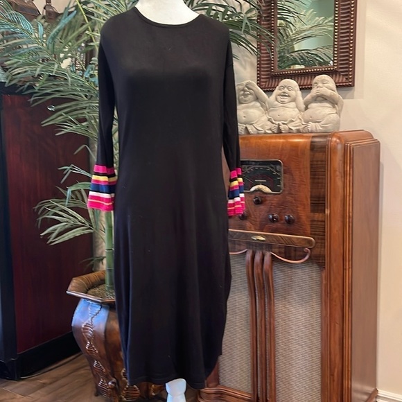 M Hilary Radley for Katherine Barclay light knit stretch midi with back faux zip - Picture 2 of 8